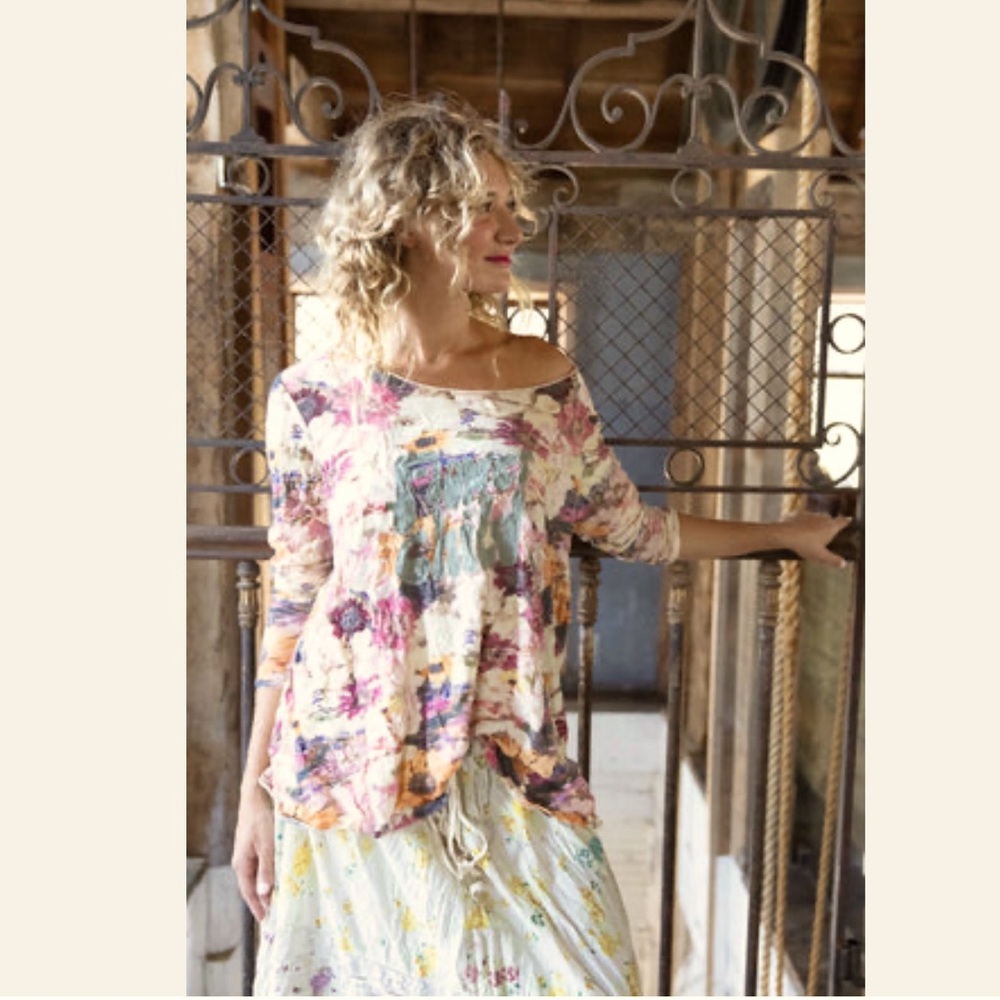Magnolia Pearl flower Child Dylan shirt